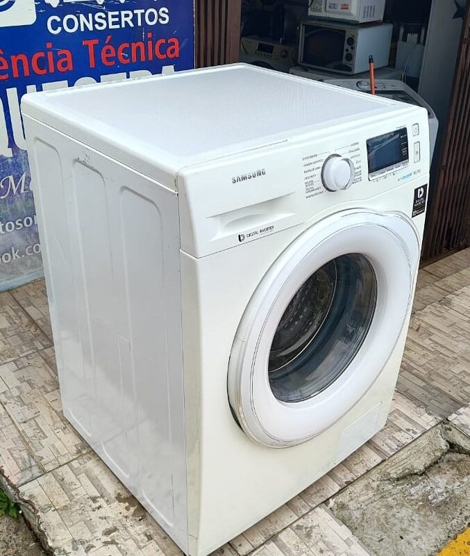 Lavadora de Roupas 10,2kg Frontal Samsung WW10J6410EWF