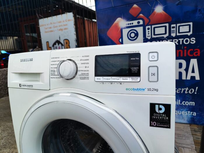 Lavadora de Roupas 10,2kg Frontal Samsung WW10J6410EWF - Imagem 4