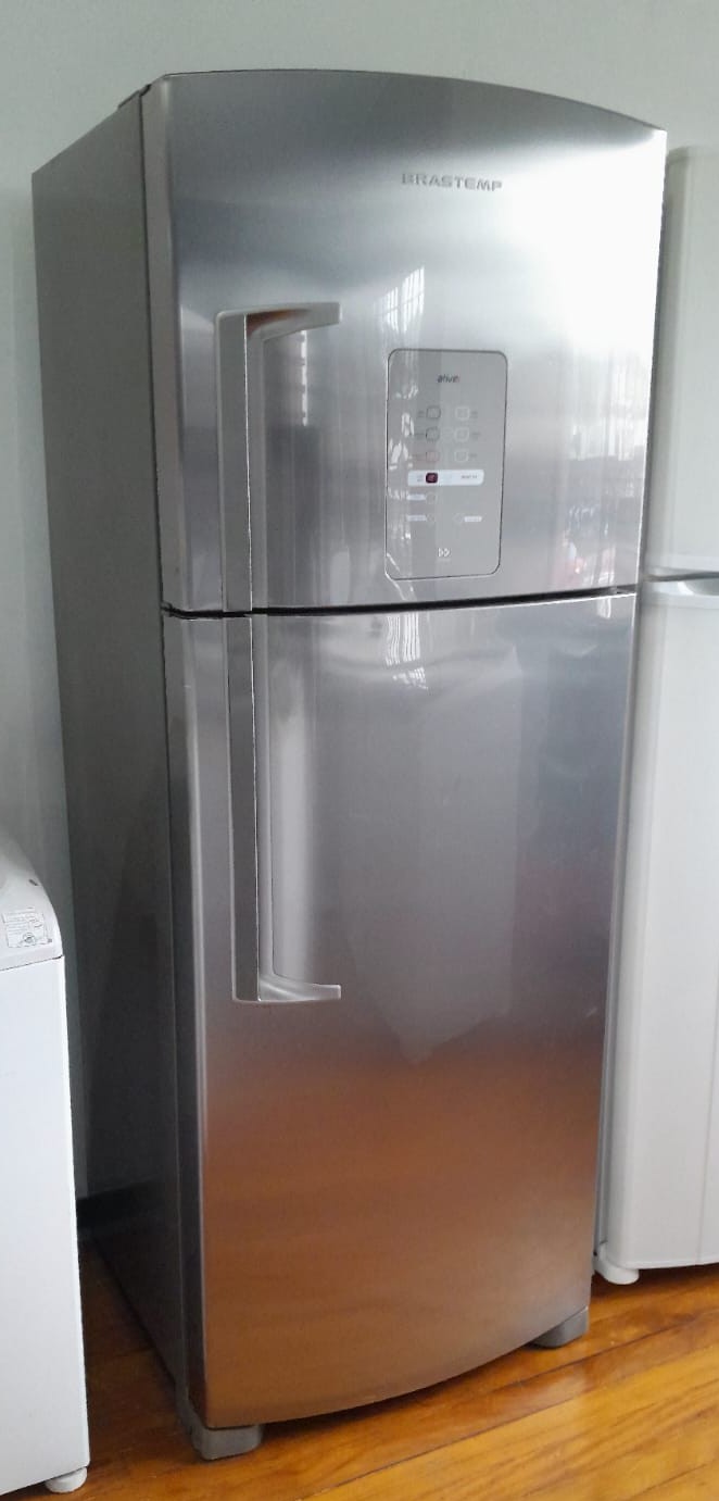 Geladeira Duplex 429 Litros Aço Escovado Brastemp BRM50 - Imagem 4