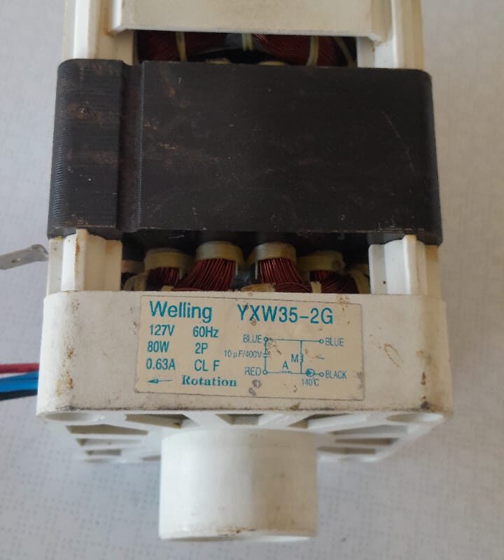 Motobomba de Lavagem Original Welling YXW35-2G 127V Electrolux ( LE06X) - USADO